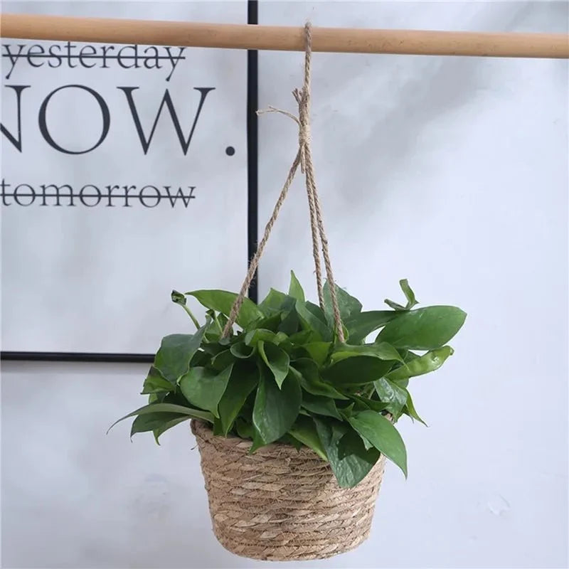 MACRAHANG Jute Hanging Planter – Stylish Indoor & Outdoor Plant Holder