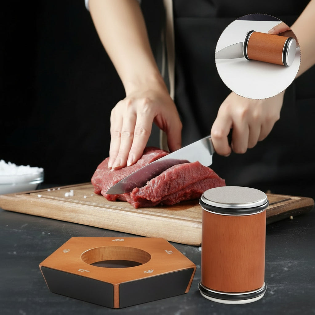 SHARPROLL Manual Diamond Rolling Knife Sharpener – Precision Sharpening
