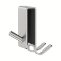 On-Glass Stainless Shower Door Hooks – Over-the-Door Bathroom Hooks