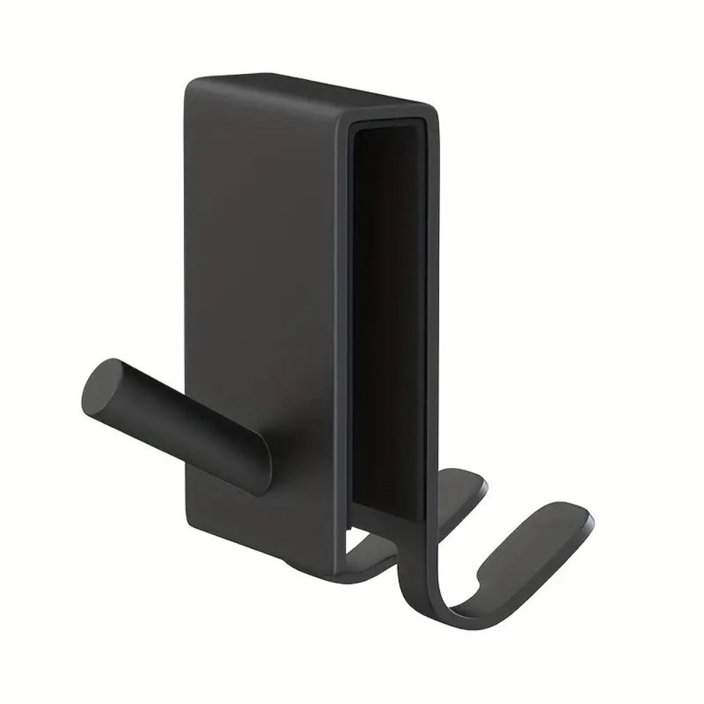 On-Glass Stainless Shower Door Hooks – Over-the-Door Bathroom Hooks