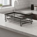 ORGADRAIN Foldable Dish Drying Rack – Roll-Up Over-Sink Drainer
