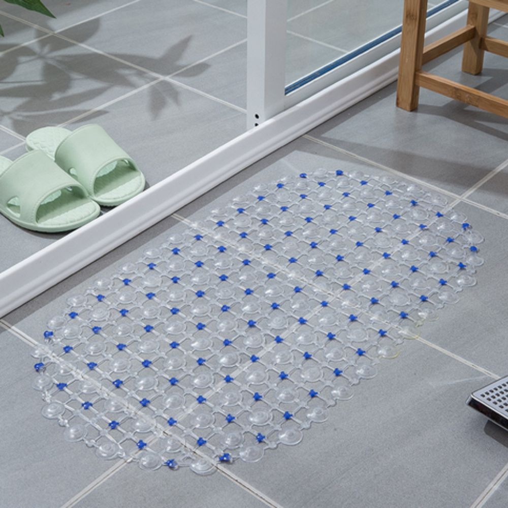 Velvra Non-Slip Shower Mat – Clear Antibacterial Tub & Shower Mat
