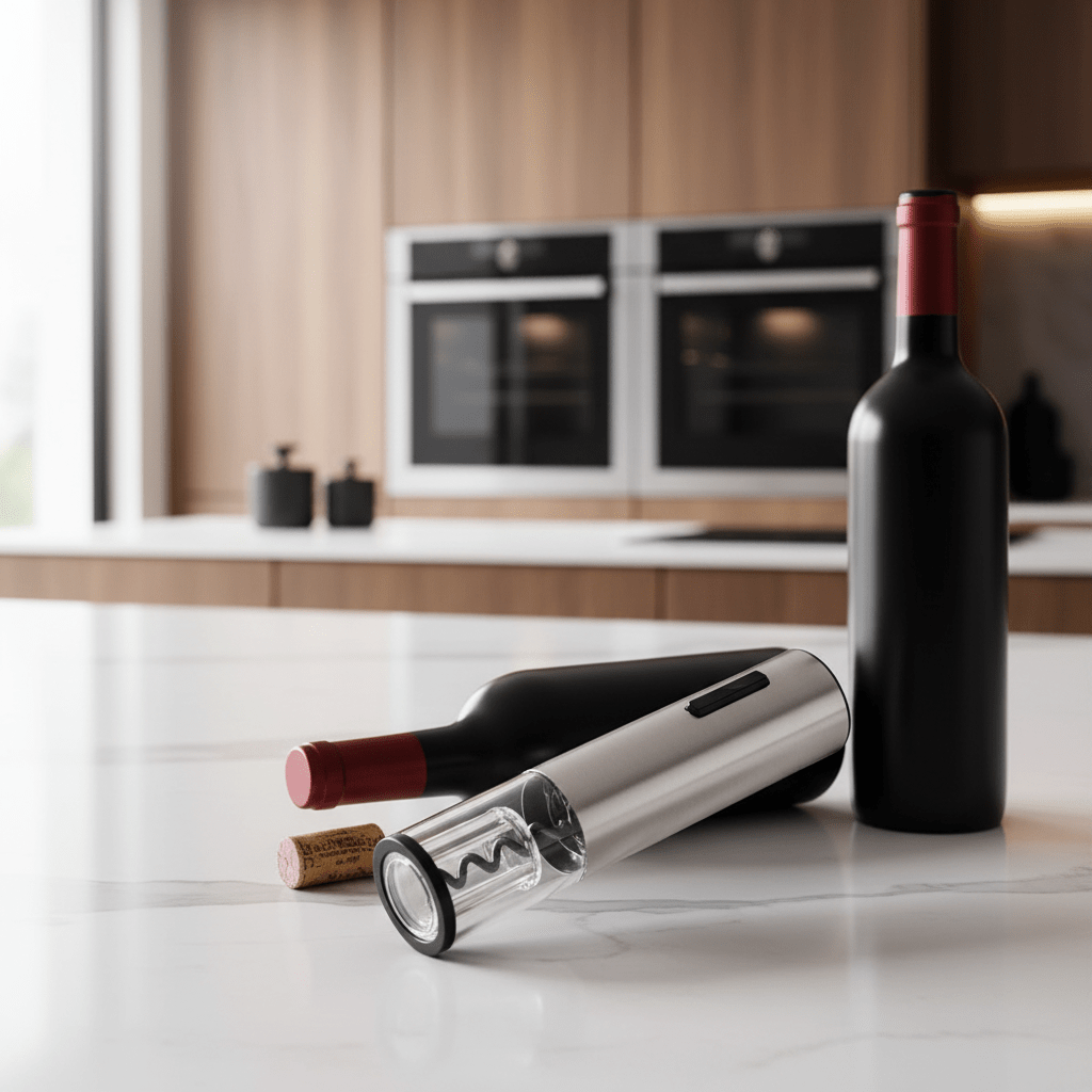 VINOLUX 4-in-1 Electric Wine Opener – Automatic Corkscrew Set