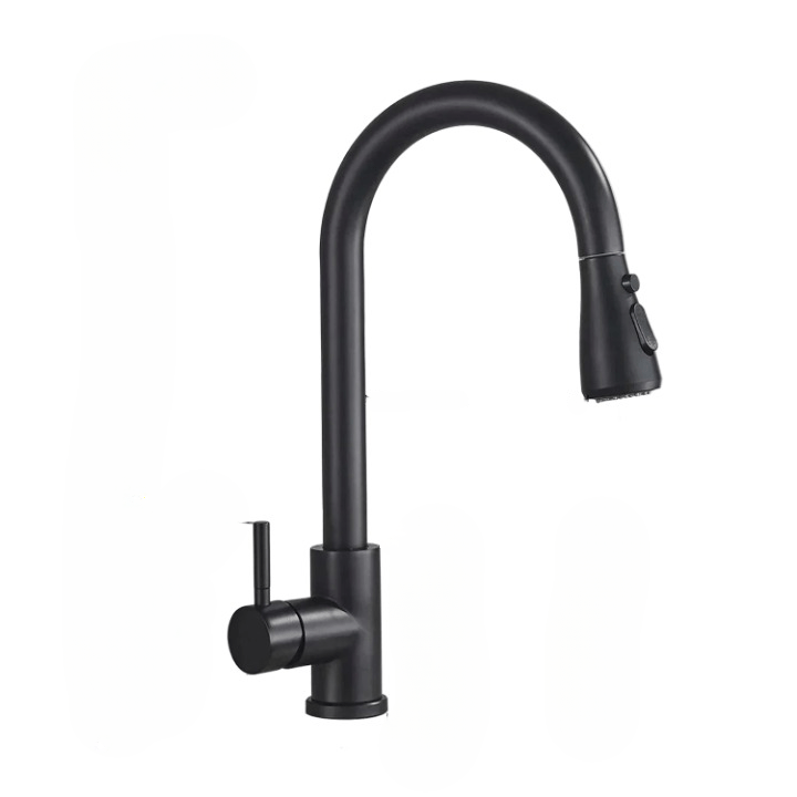 LUXSINK High-Arc Kitchen Faucet – Modern Pull-Out Mixer Tap