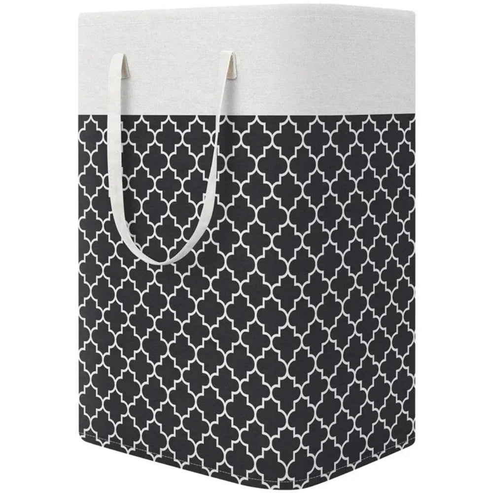 Lauva 75L Waterproof Laundry Basket | Foldable Fabric Hamper with Handles
