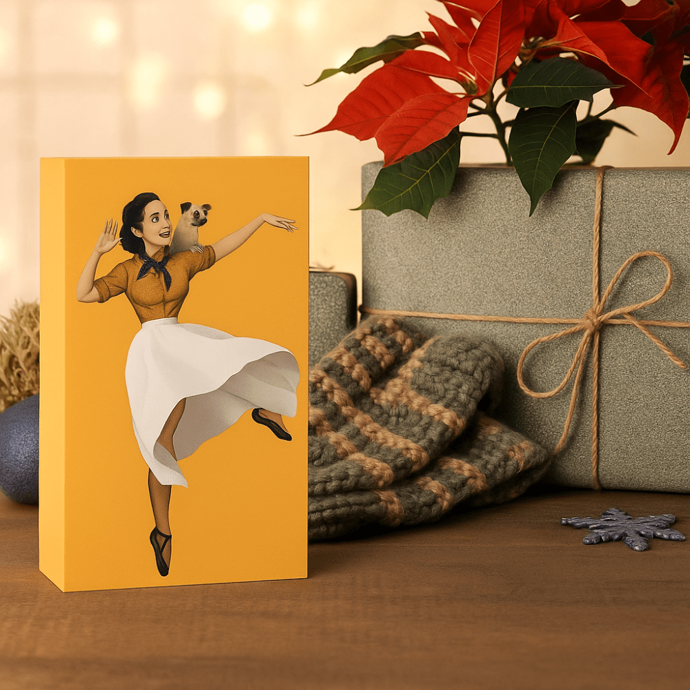 FLITTERROCK Flying-Skirt Tissue Box – Playful Decorative Tissue Holder