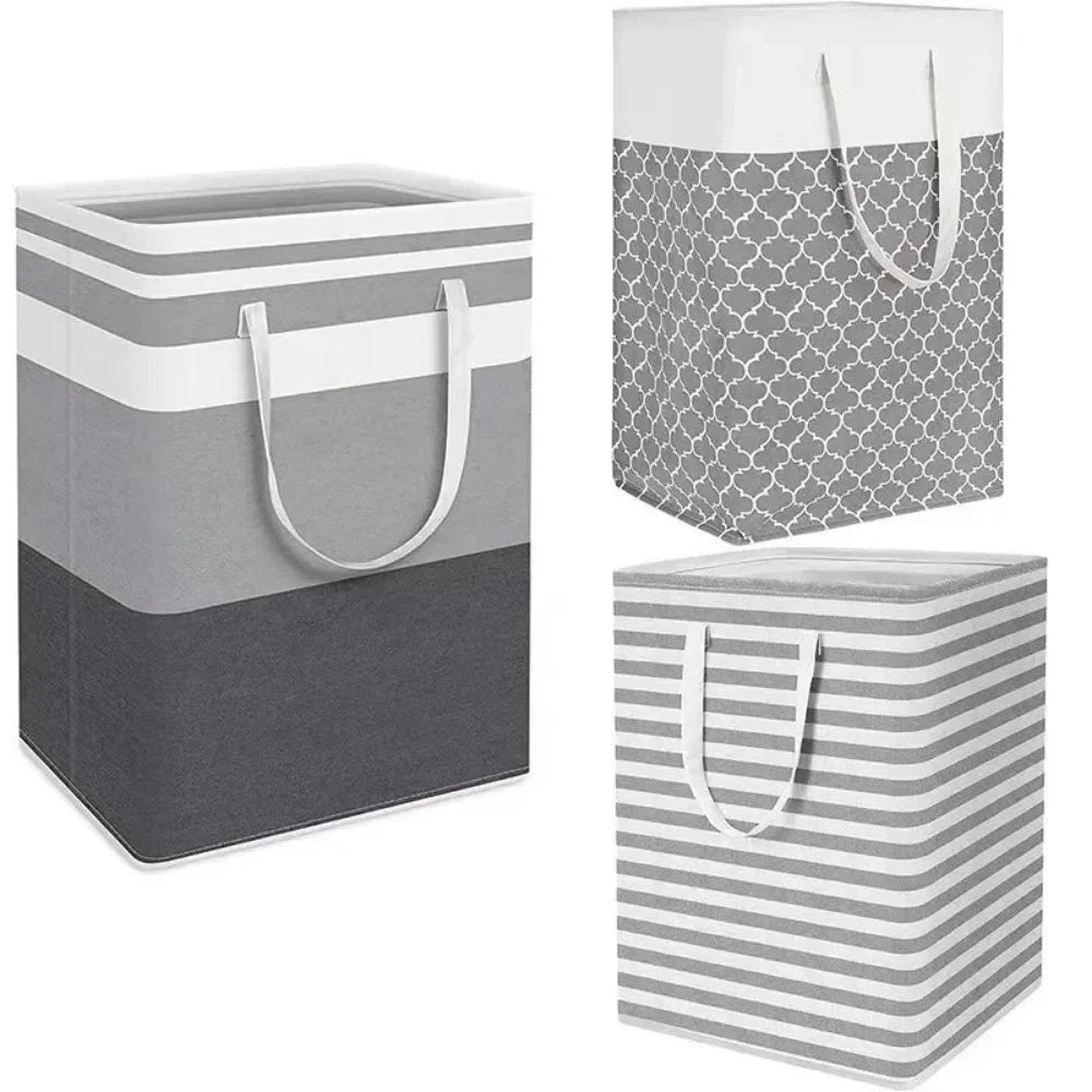 Lauva 75L Waterproof Laundry Basket | Foldable Fabric Hamper with Handles