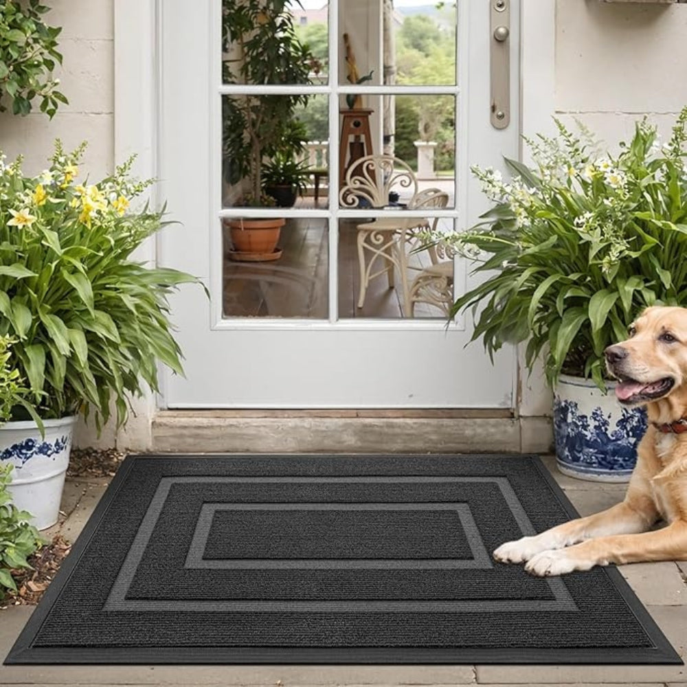 Homestead Dirt Trapper Entry Mat – Absorbent Non-Slip Door Mat