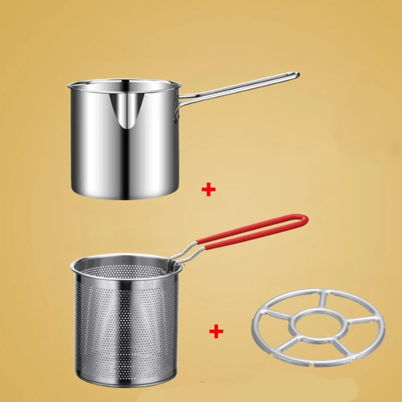 SMARTFRY Stainless Steel Deep Fryer Pot – Anti-Scald Oil-Saving Fryer