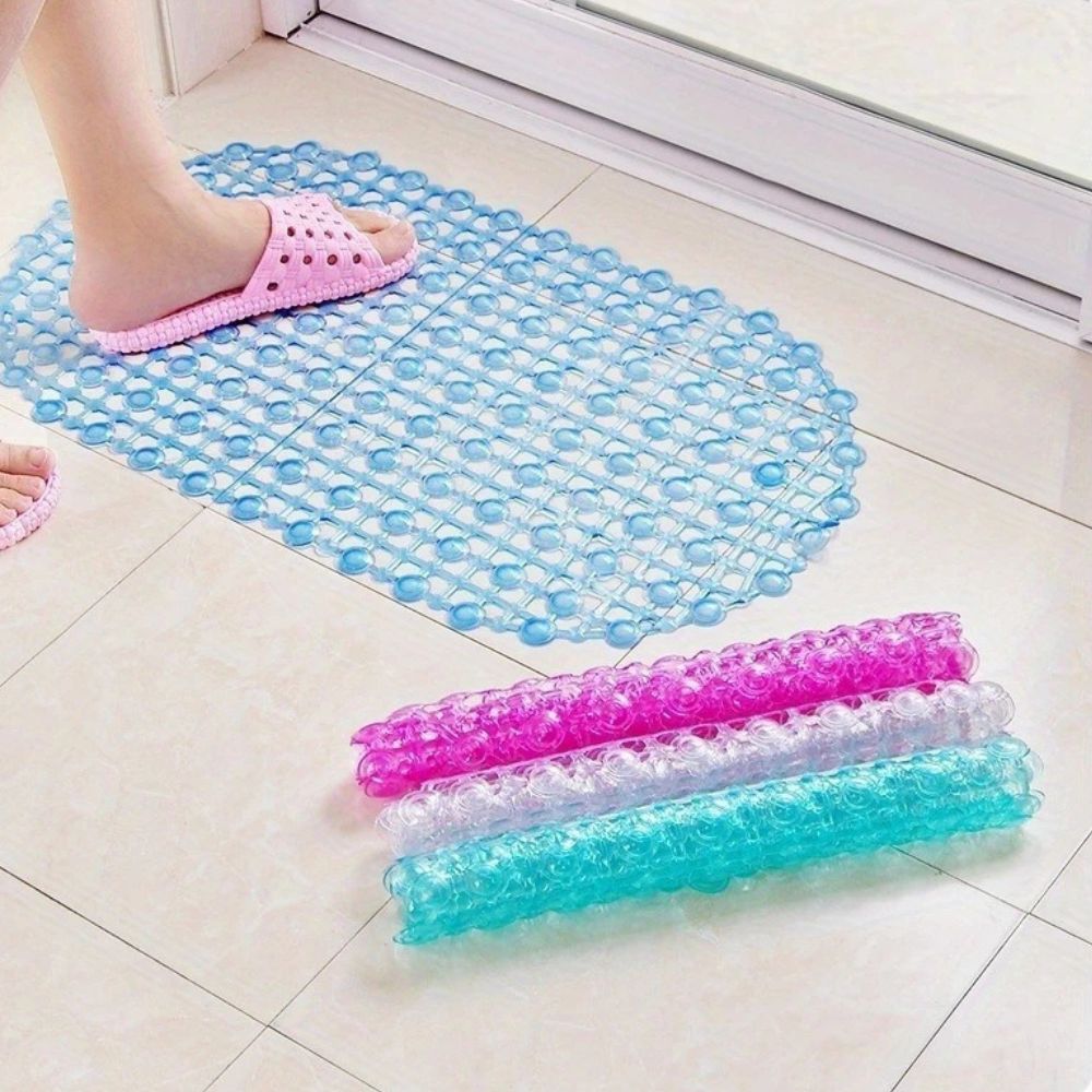 Velvra Non-Slip Shower Mat – Clear Antibacterial Tub & Shower Mat