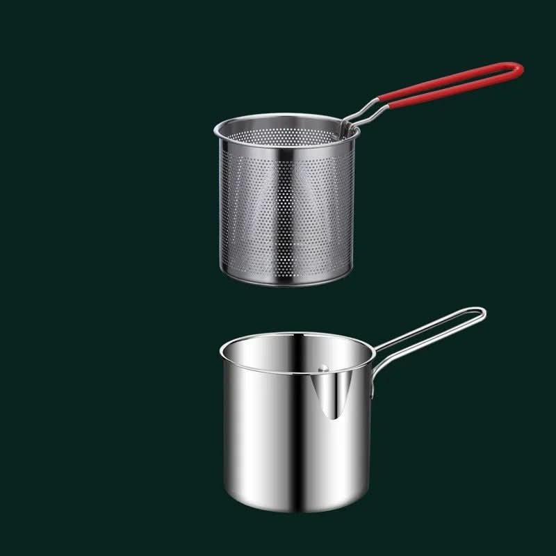 SMARTFRY Stainless Steel Deep Fryer Pot – Anti-Scald Oil-Saving Fryer