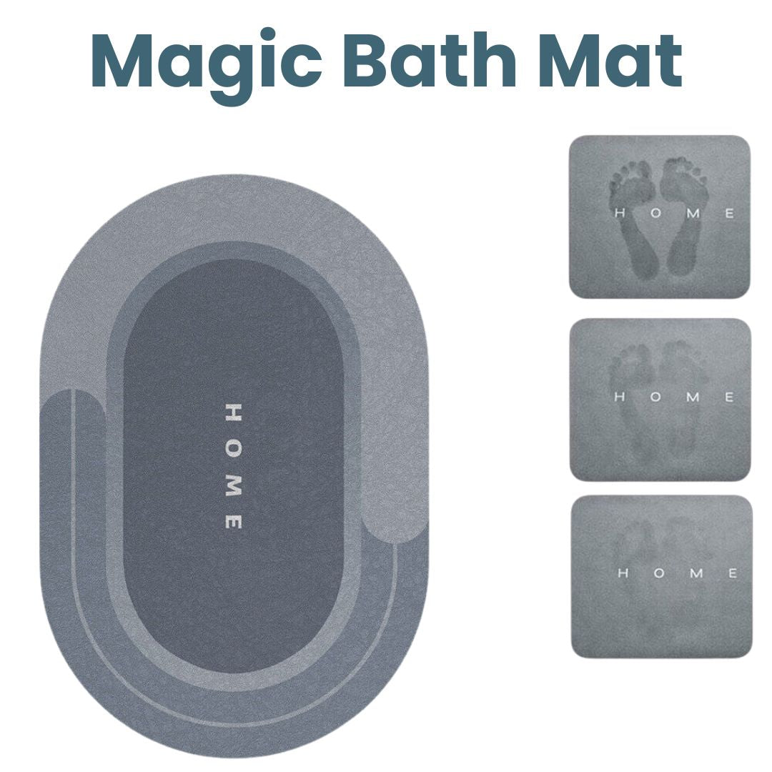 Magic Bath Mat – Super-Absorbent Quick-Dry Diatomite Floor Mat