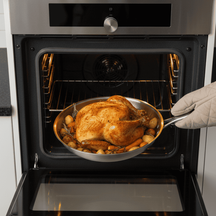 TITAN Premium Titanium Frying Pan – Uncoated Pan for All Hobs