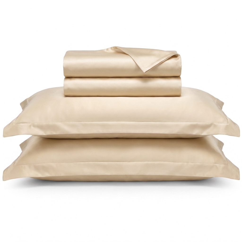 Sable Bettwäsche champagnerbeige – Szene 1 gefaltet