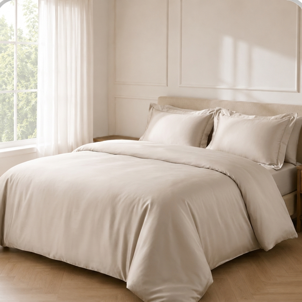 Praline Bettwäsche taupe – Szene 2