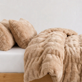 Noisette Plüsch Bettwäsche Camel – Szene 3