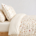 Coquelicot Bettwäsche Blumen Weiß – Szene 3