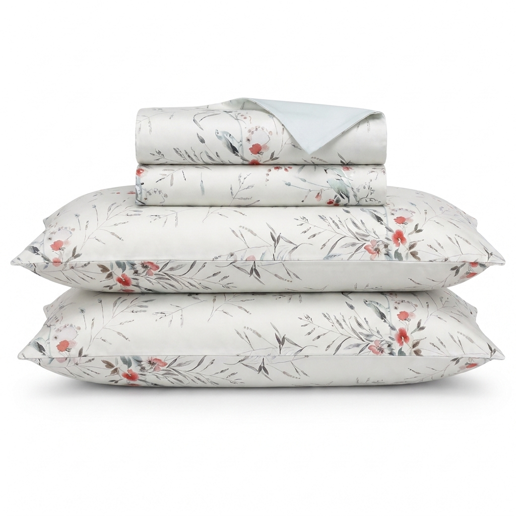 Florine Bettwäsche Blumen Creme – Szene 1