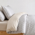 Ivoire Bettwäsche Jacquard Weiß – Szene 3