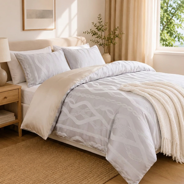 Elegantes Feder-Jacquard