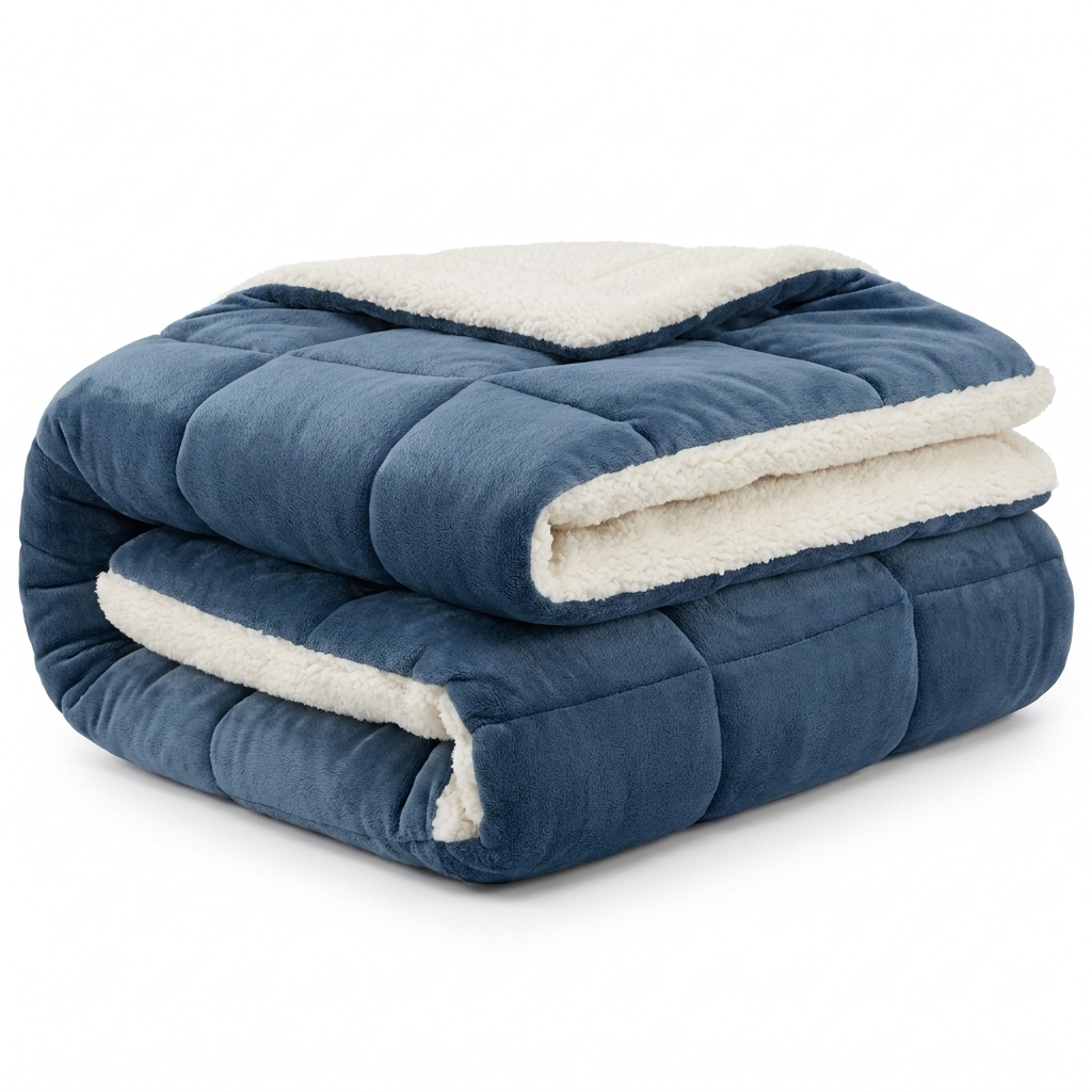 Cendre Winter-Steppdecke Anthrazit – Szene 1