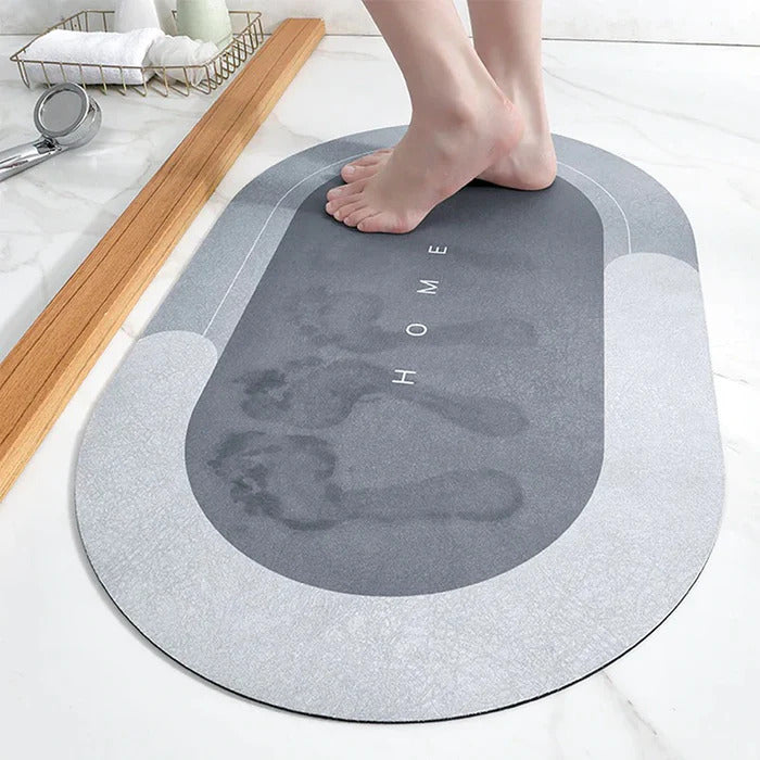 Magic Bath Mat – Super-Absorbent Quick-Dry Diatomite Floor Mat