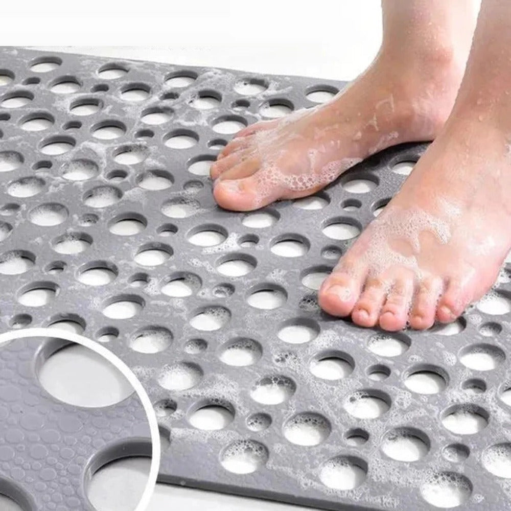 Secure Antibacterial Shower Mat – Non-Slip Mould-Resistant Bath Mat