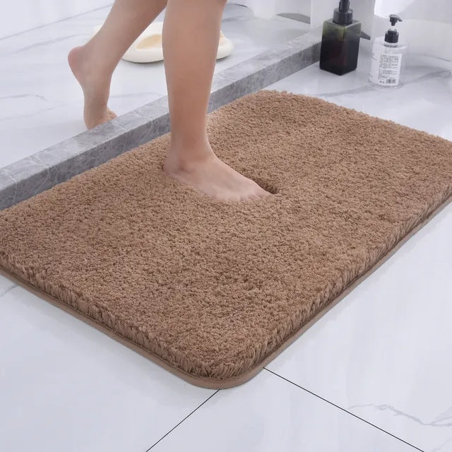Fur & Plush Bath Rug – Ultra-Soft Absorbent Non-Slip Bathroom Mat