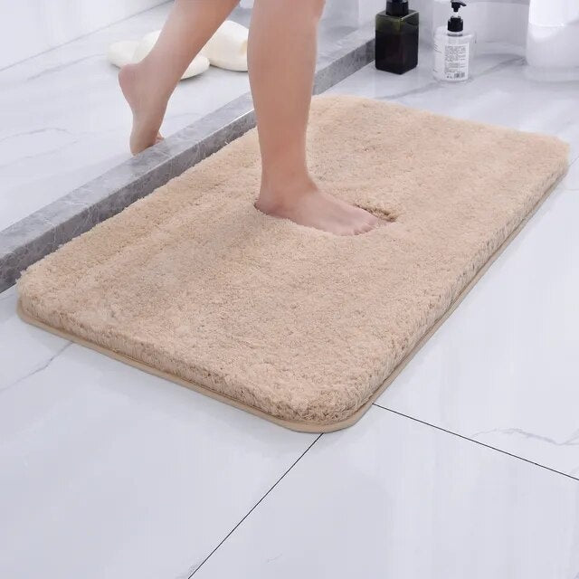 Fur & Plush Bath Rug – Ultra-Soft Absorbent Non-Slip Bathroom Mat