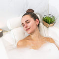 Luxury Bath Pillow – Soft Cushioned Non-Slip Bath Headrest