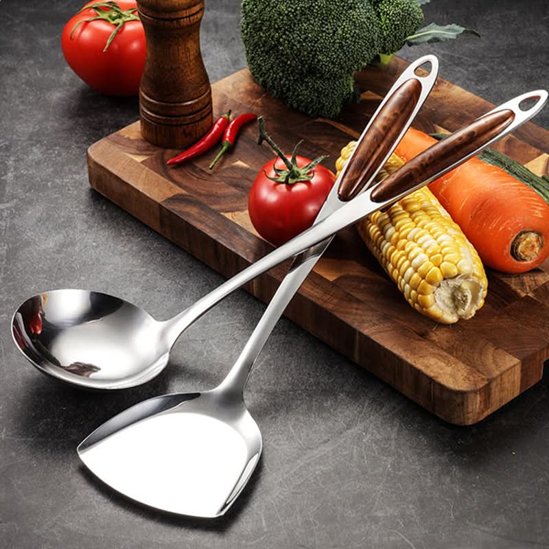 PROCHEF Stainless Steel Kitchen Utensil Set – Ergonomic Cooking Tools