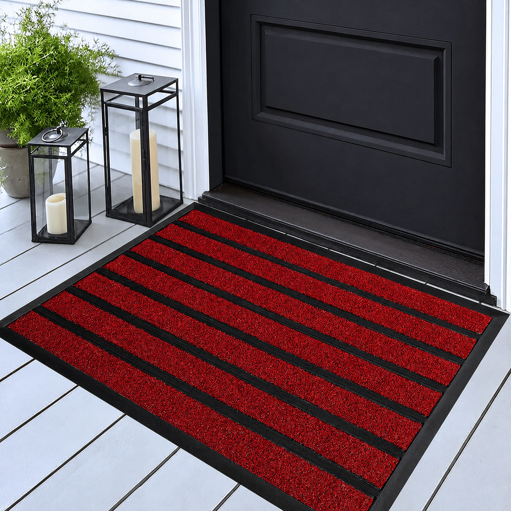 Stripe Master Door Mat – Absorbent Non-Slip Striped Entryway Mat
