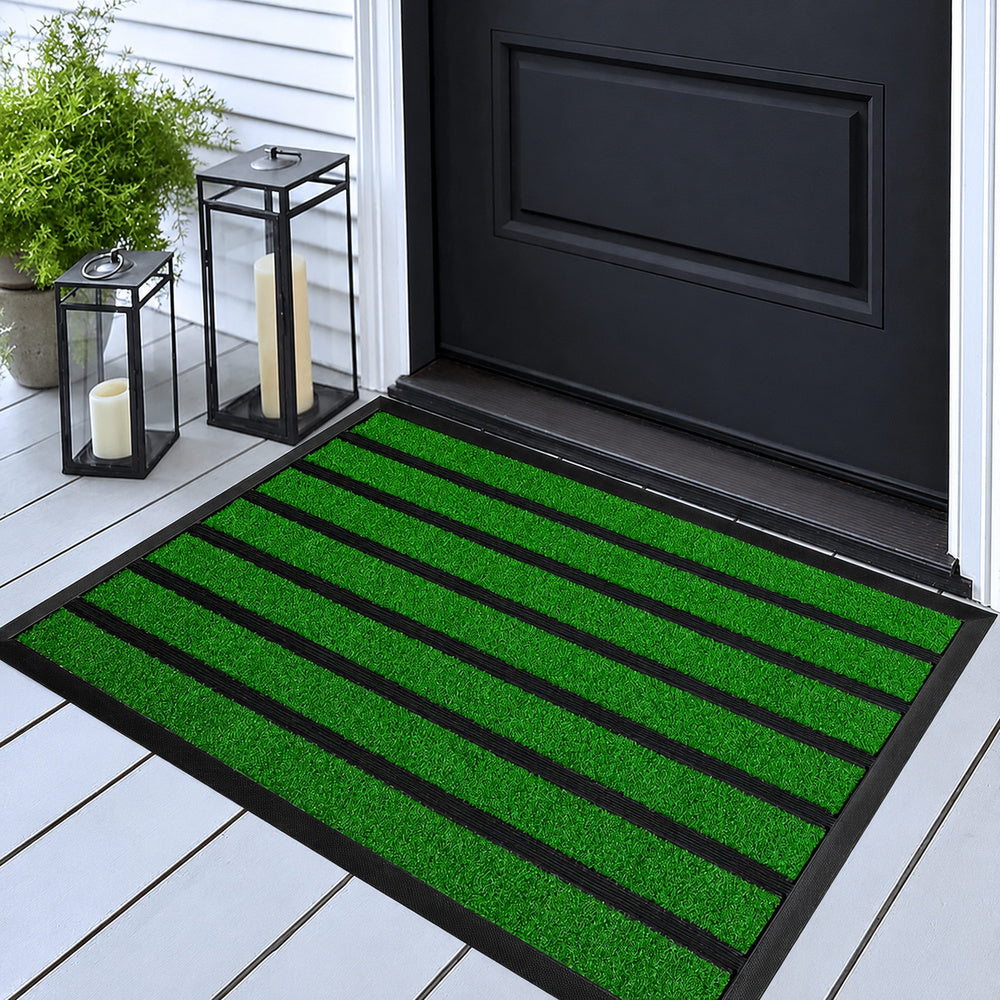 Stripe Master Door Mat – Absorbent Non-Slip Striped Entryway Mat